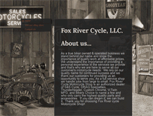 Tablet Screenshot of foxrivercycle.com